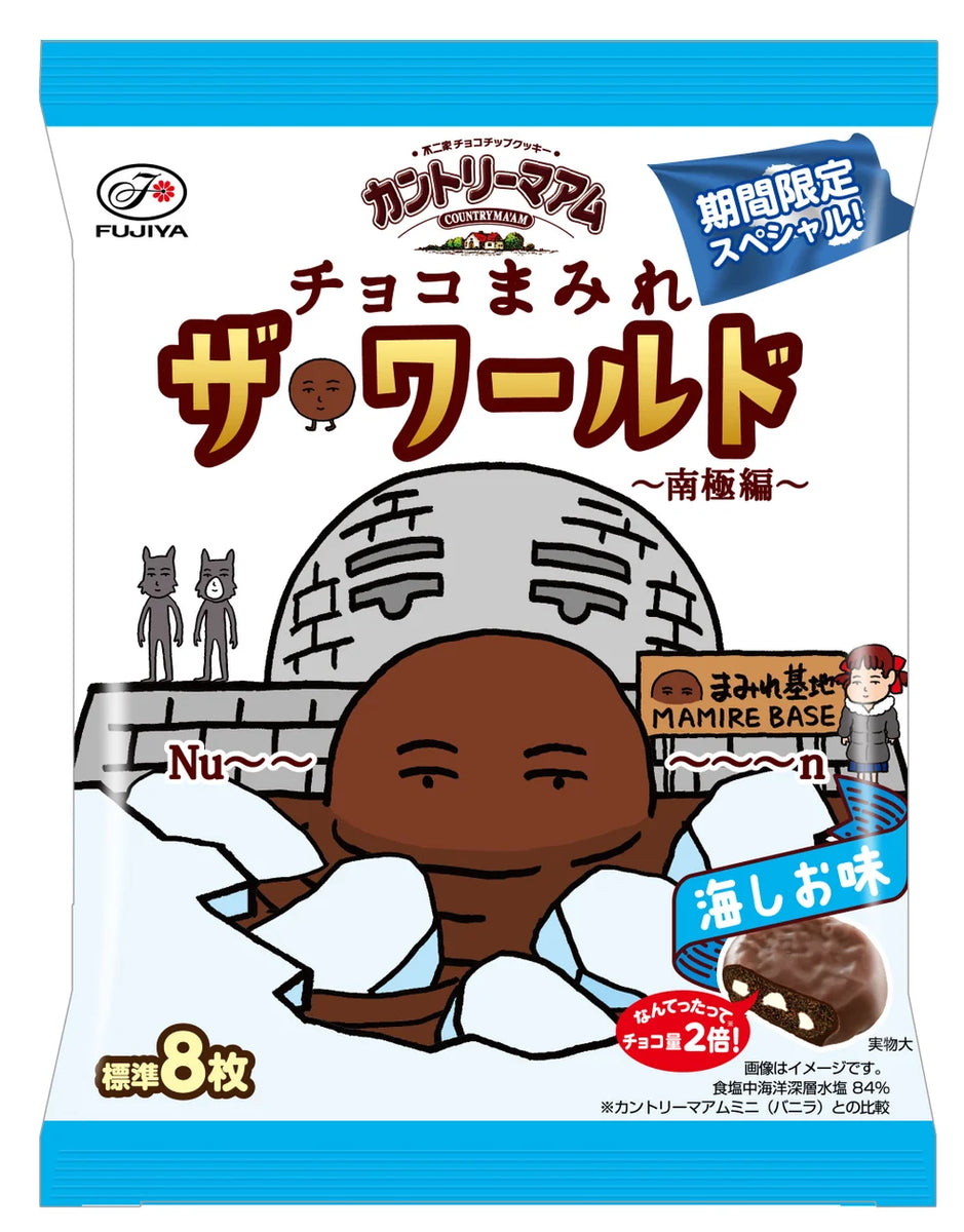 48g×1個 不二家 カントリーマアム チョコまみれザ・ワールド（南極編