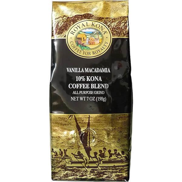 198g×1個 オリエントコマース KONA ロイヤルコナコーヒー バニラマカダミアナッツ