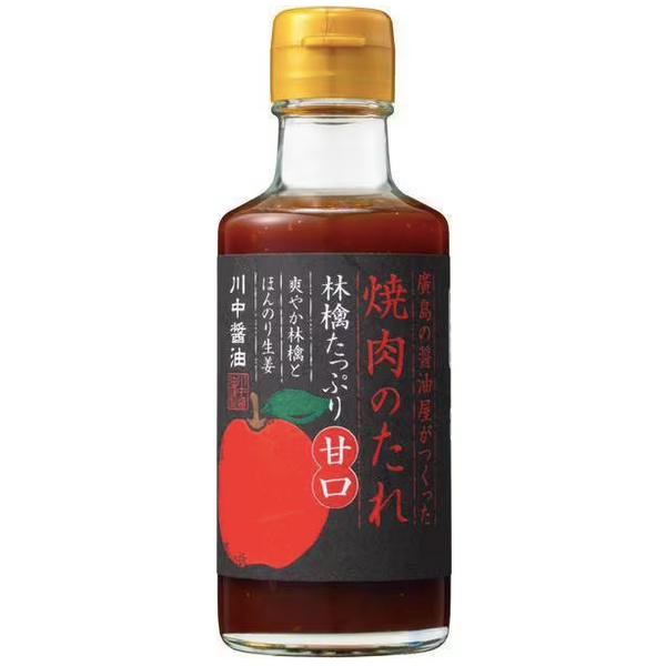 【2個セット】180ml×2個 川中醤油 焼肉のたれ 林檎たっぷり甘口 0095