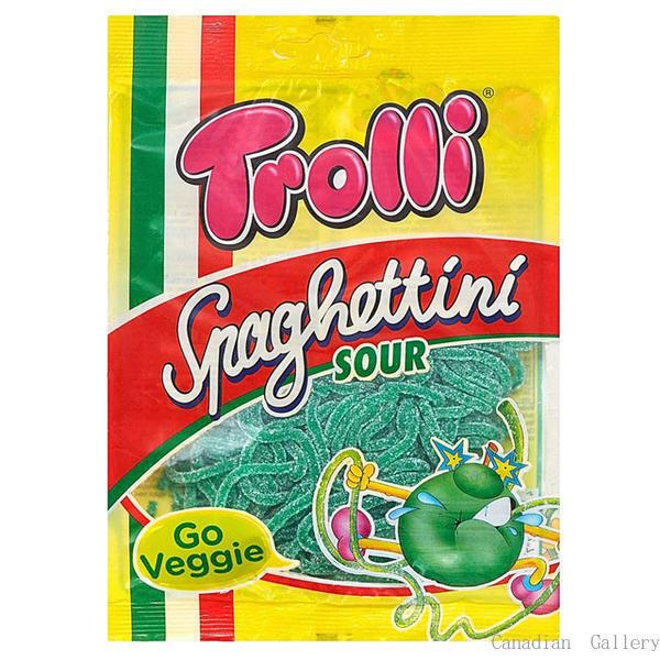 100g×1個 Trolli トローリ スパゲッティ スパゲッティ サワー アップル 0093