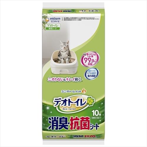 1個（10枚入）ユニ・チャーム デオトイレ 消臭・抗菌シート