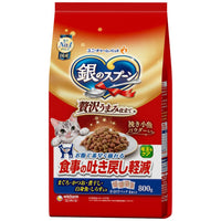 800g×1個 ユニチャーム 銀のスプーン 贅沢うまみ仕立て 食事の吐き戻し軽減 まぐろ・かつお・煮干し・白身魚・しらす入り 0095