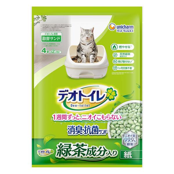 ⚠️残りわずか⚠️4L×1個 ユニ・チャーム デオトイレ 緑茶成分入り 消臭・抗菌サンド