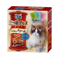 🔥残りわずか🔥180g×1個 ユニ・チャーム 三ツ星グルメ お魚味クリーム まぐろ味レシピ3種のアソート