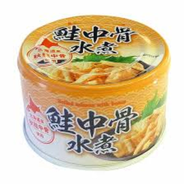 150g×1個 ハッピーフーズ 北海道産 鮭中骨水煮