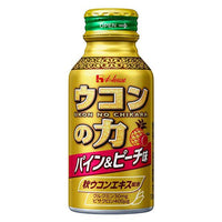 【2個セット】100ml×2個 ハウス食品 ウコンの力 パイン&ピーチ味 0095