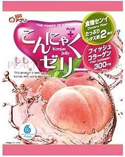 96g（16g×6個）×1個 雪国アグリ こんにゃくゼリー もも味 0038