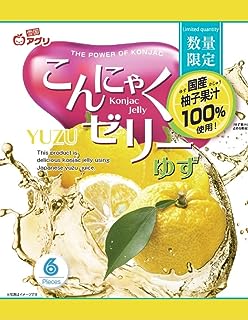 96g（16g×6個）×1個 雪国アグリ こんにゃくゼリー ゆず味 0038
