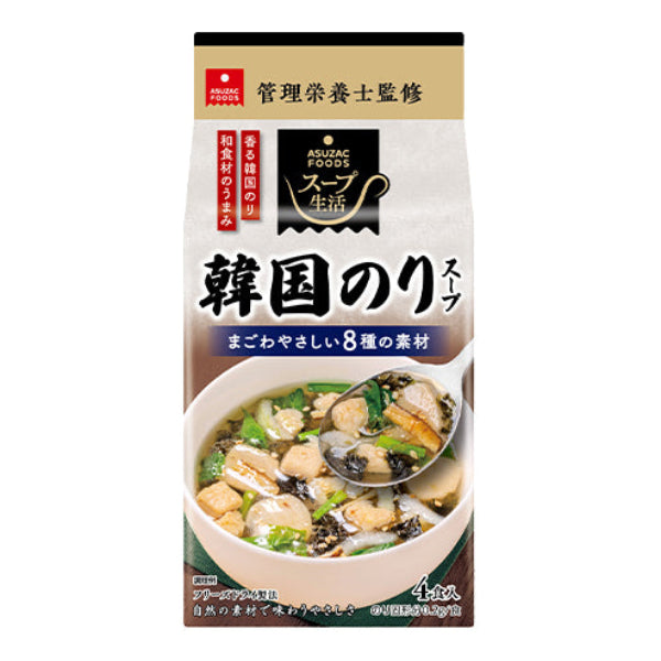 19.6g×1個 アスザックフーズ スープ生活 韓国のりスープ