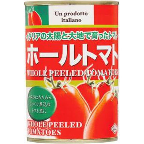 400g×1個 朝日 イタリア産 ホールトマト缶ジュース漬け 0006