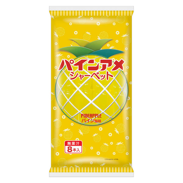 520ml×1個 アダチ製菓 パインアメシャーベット