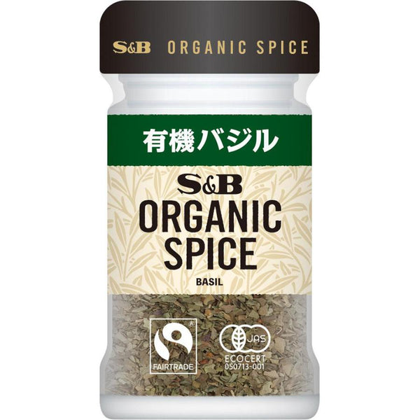 6.1g×1個 エスビー食品 ORGANIC SPICE 有機バジル 0095