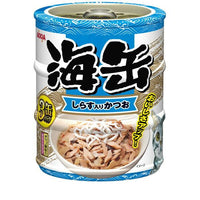 180g×1個 アイシア 海缶ミニ しらす入りかつお