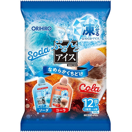 1個（12個入）ORIHIRO ぷるんと凍らすアイス ソーダ+コーラ