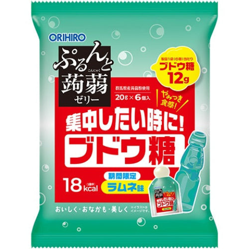 130g×1個 オリヒロプランデュ ぷるんと蒟蒻ゼリー ブドウ糖