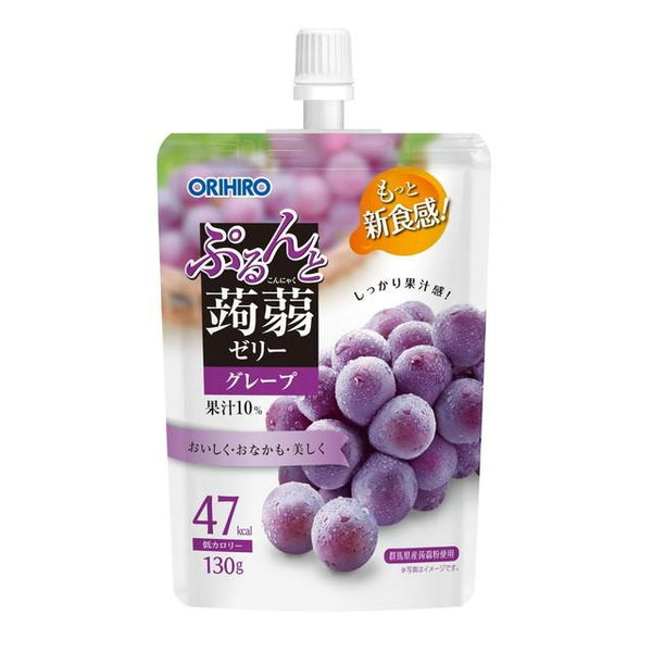130g×1個 オリヒロプランデュ ぷるんと蒟蒻ゼリー グレープ 0095