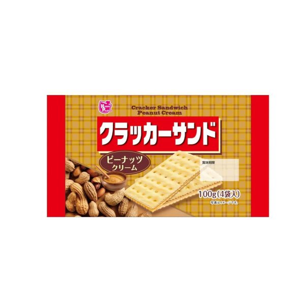 100g×1個 宮田 クラッカーサンド ピーナッツクリーム