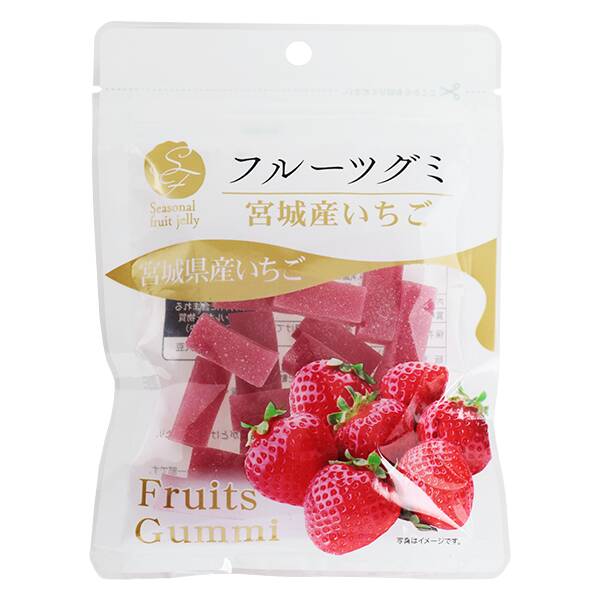 50g×1個 ナチュレ 宮城県産いちごグミ