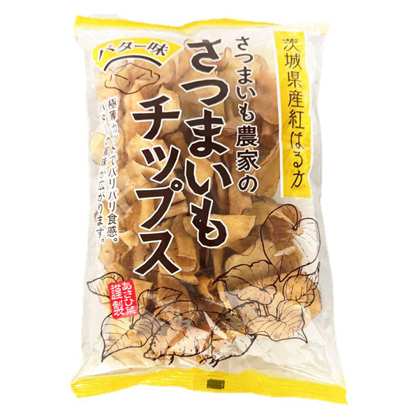 100g×1個 （農）あさひ菜 さつまいもチップス バター味