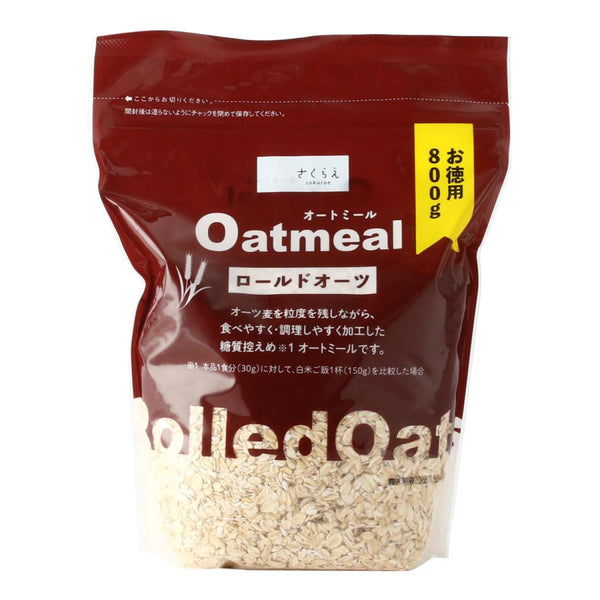 800g×1個 お徳用 オートミール ロールドオーツ 0006