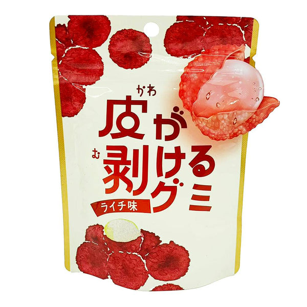 40g×1個 アン・エンタープライズ 皮が剥けるグミ ライチ味 0095
