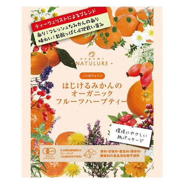 6g×1個 大和 nagomi-NATULURE はじけるみかんのオーガニックフルーツハーブティー