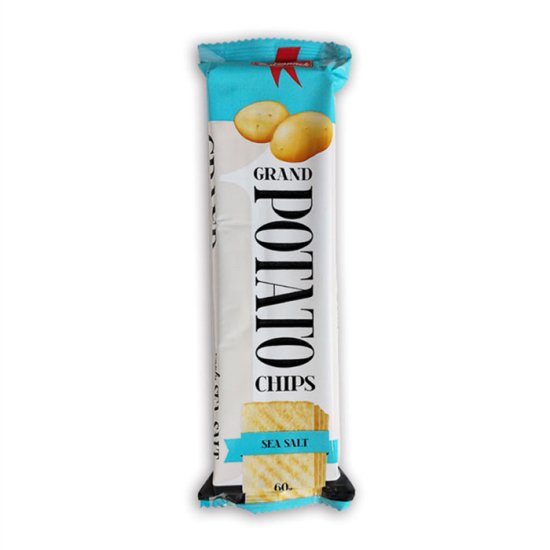 60g×1個 バルスナック グランドポテトチップス シーソルト 0038