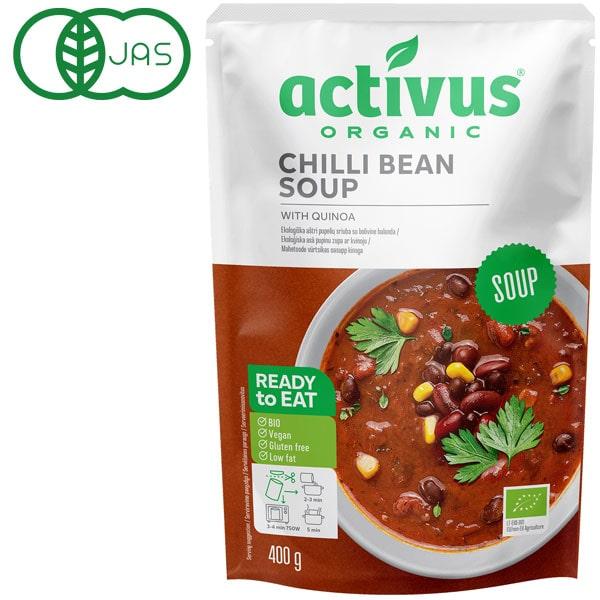 400g×1個 ムソー activus オーガニックチリビーンズスープ