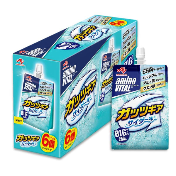 1500g×1個 味の素 アミノバイタル ゼリードリンク ガッツギア サイダー味