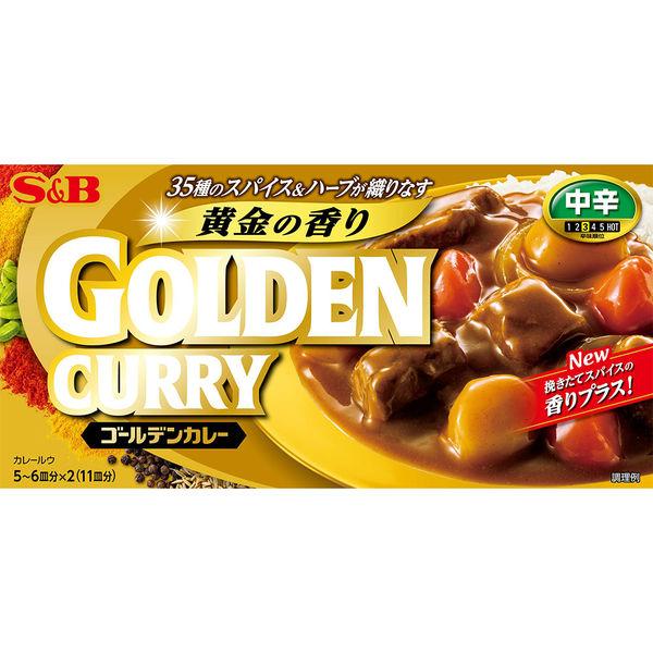 198g×1個 S&B ゴールデンカレー 中辛 0095