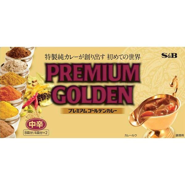 160g×1個 ヱスビー食品 プレミアムゴールデンカレー 中辛