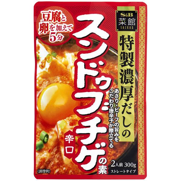 300g×1個 エスビー食品 菜館 スンドゥブチゲの素