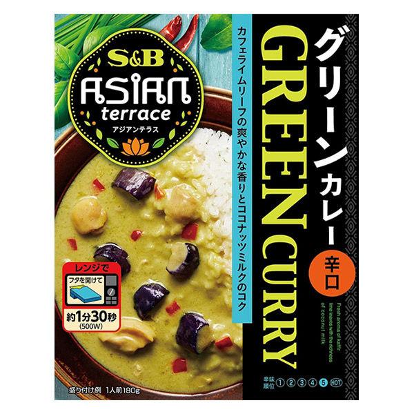 180g×1個 S&B アジアンテラス グリーンカレー 辛口
