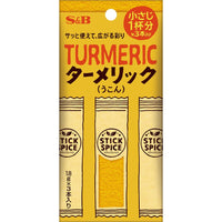 【2個セット】5.4g×2個 エスビー食品 スティックスパイス ターメリック（うこん） 0095