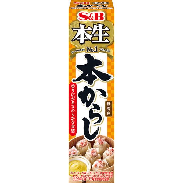 43g×1個 S&B 本生 本からし 0095