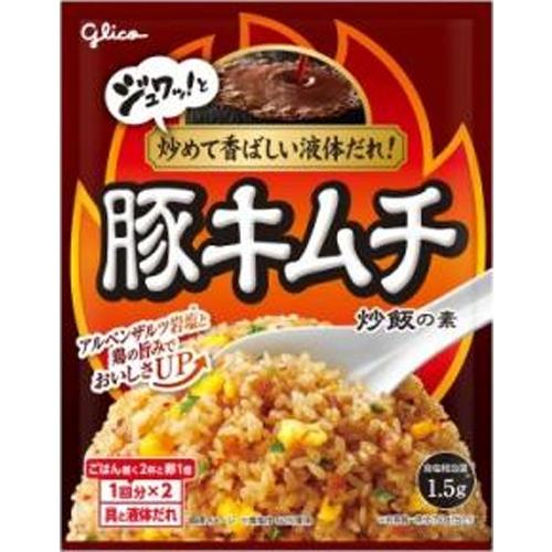 43.6g（具2.5g×2・たれ19.3g×2）×1個 江崎グリコ 豚キムチ炒飯の素 0095