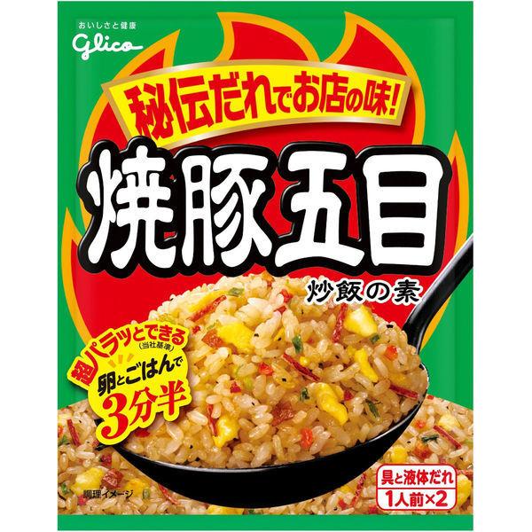 44.2g×1個 江崎グリコ 焼豚五目炒飯の素 0095