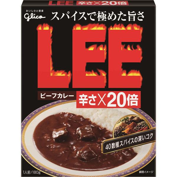 180g×1個 江崎グリコ ビーフカレーLEE 辛さ×20倍 0095