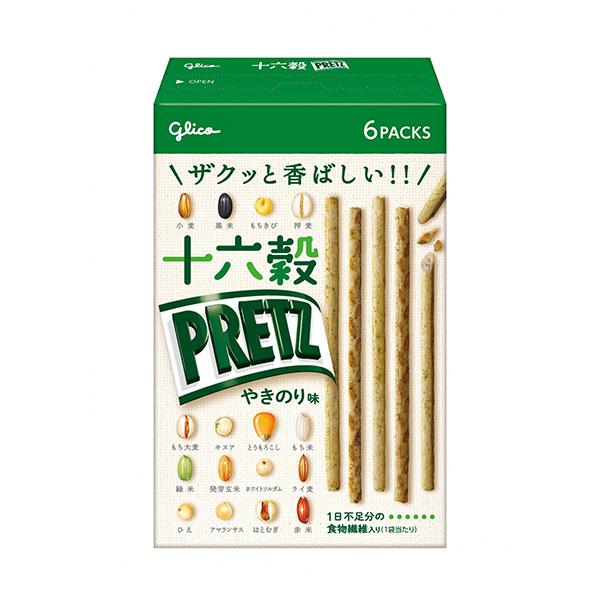 60g×1個 グリコ 一六穀 プリッツ やきのり味 0038