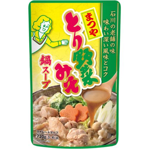 720g×1個 イチビキ まつや とり野菜みそ鍋スープ