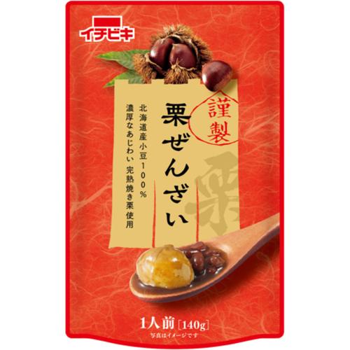 140g×1個 イチビキ 謹製 栗ぜんざい