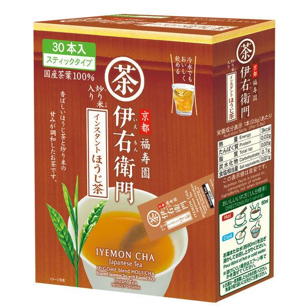 1個（30本入） 宇治の露製茶 伊右衛門 炒り米入りインスタントほうじ茶 0095
