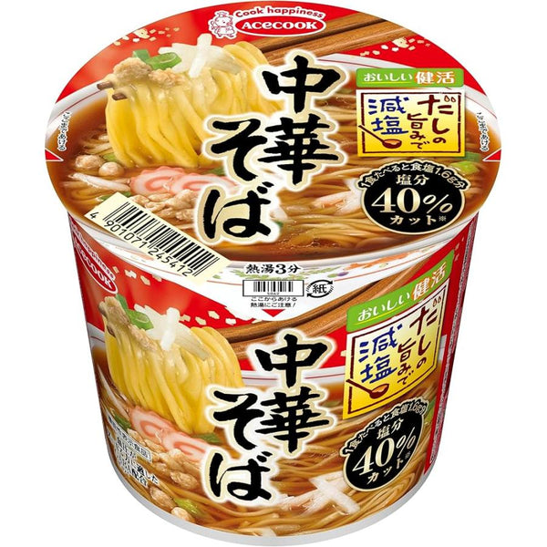 43g×1個 エースコック だしの旨みで減塩 中華そば