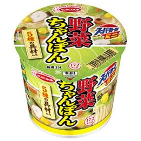 42g×1個 エースコック スーパーカップミニ 野菜ちゃんぽん