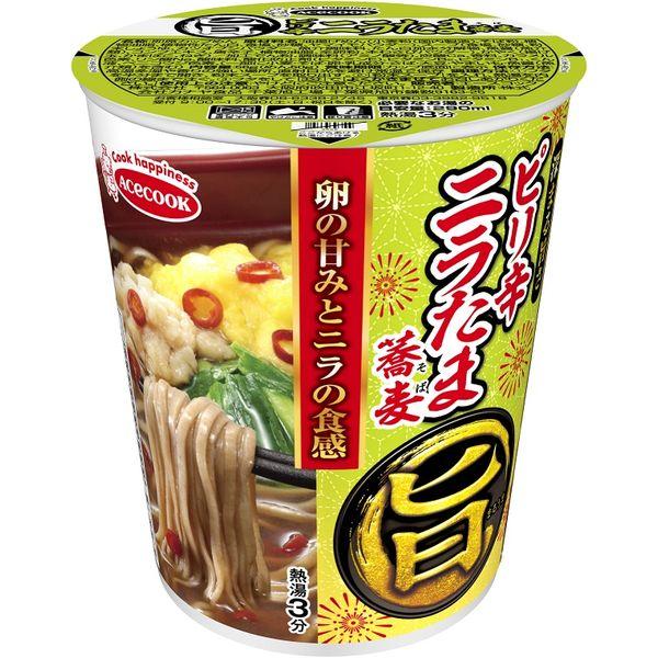 58g×1個 エースコック まる旨 ピリ辛ニラたま蕎麦 0095