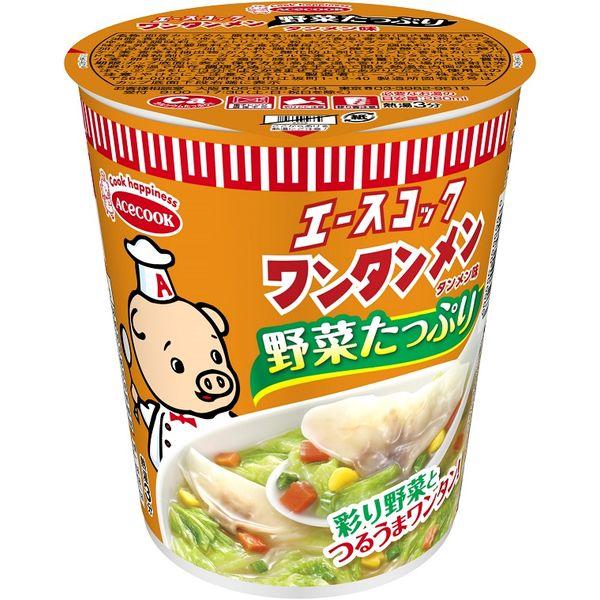 63g×1個 エースコック 野菜たっぷりワンタンメン タンメン味 0095