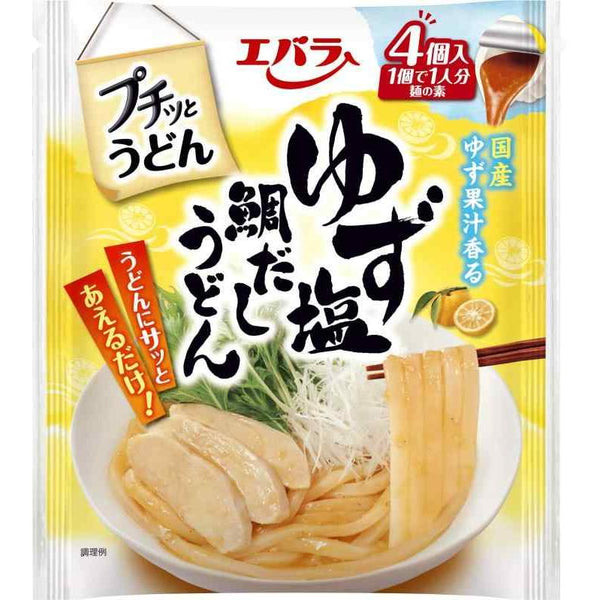 84g×1個 エバラ食品工業 プチッとうどん ゆず塩鯛だしうどん 0095