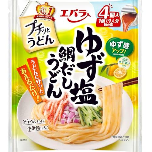 88g×1個 エバラ食品 プチッとうどん ゆず塩鯛だしうどん