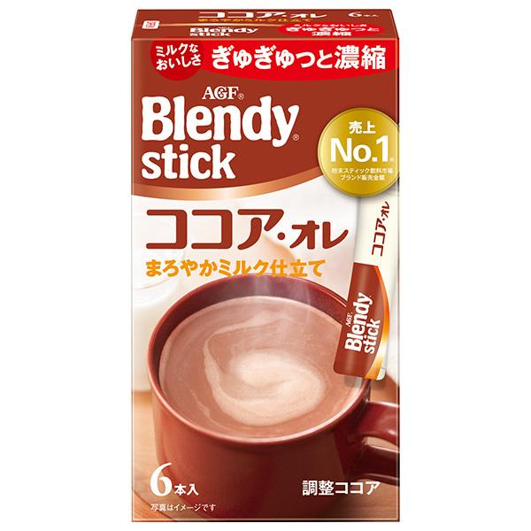 1個（6本入） 味の素AGF ブレンディ スティック ココア・オレ