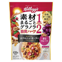 420g×1個 日本ケロッグ 素材まるごとグラノラ 脂質ハーフ 香るフルーツ 0095